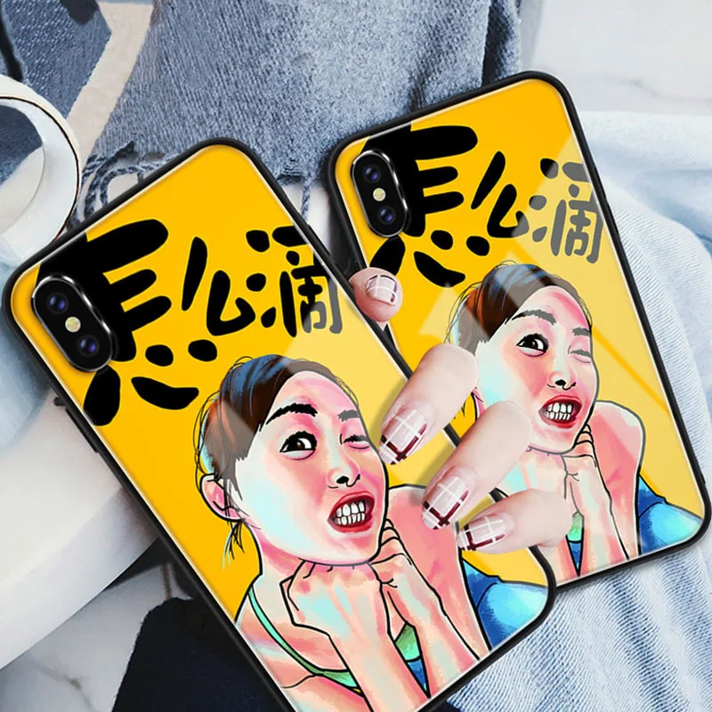 Y-ZU Phone Case For iPhone 6 6s 7 8 6/7/8 plus X Funny How Drop Hand Shell Silica Gel Soften Edge Originality Free Shipping |