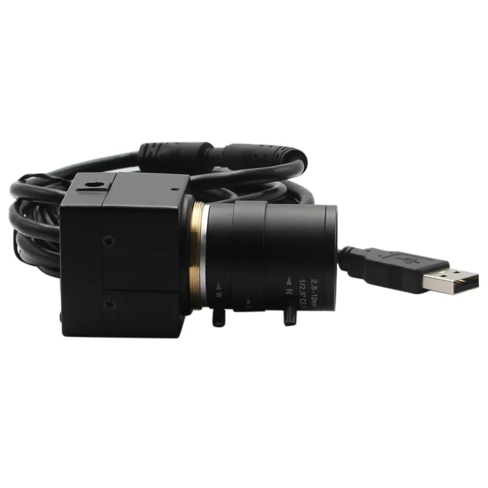 USB веб-камера 2.0MP веб-камера 2,8-12 мм ручной варифокальный объектив CMOS OV2710 USB камера для компьютера ноутбука ПК