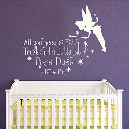 Us 19 1 20 Off New Arrival Peter Pan Cartoon Vinyl Decor Home Decor Poster Wall Art Nursery Bedroom Soccer Wall Sticker In Wall Stickers From Home