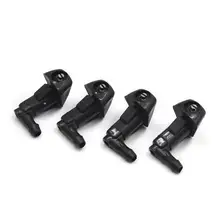 Uxcell 4 шт. пластиковый Омыватель лобового стекла автомобилей стеклоочиститель распылитель воды сопла для Honda Accord Civic