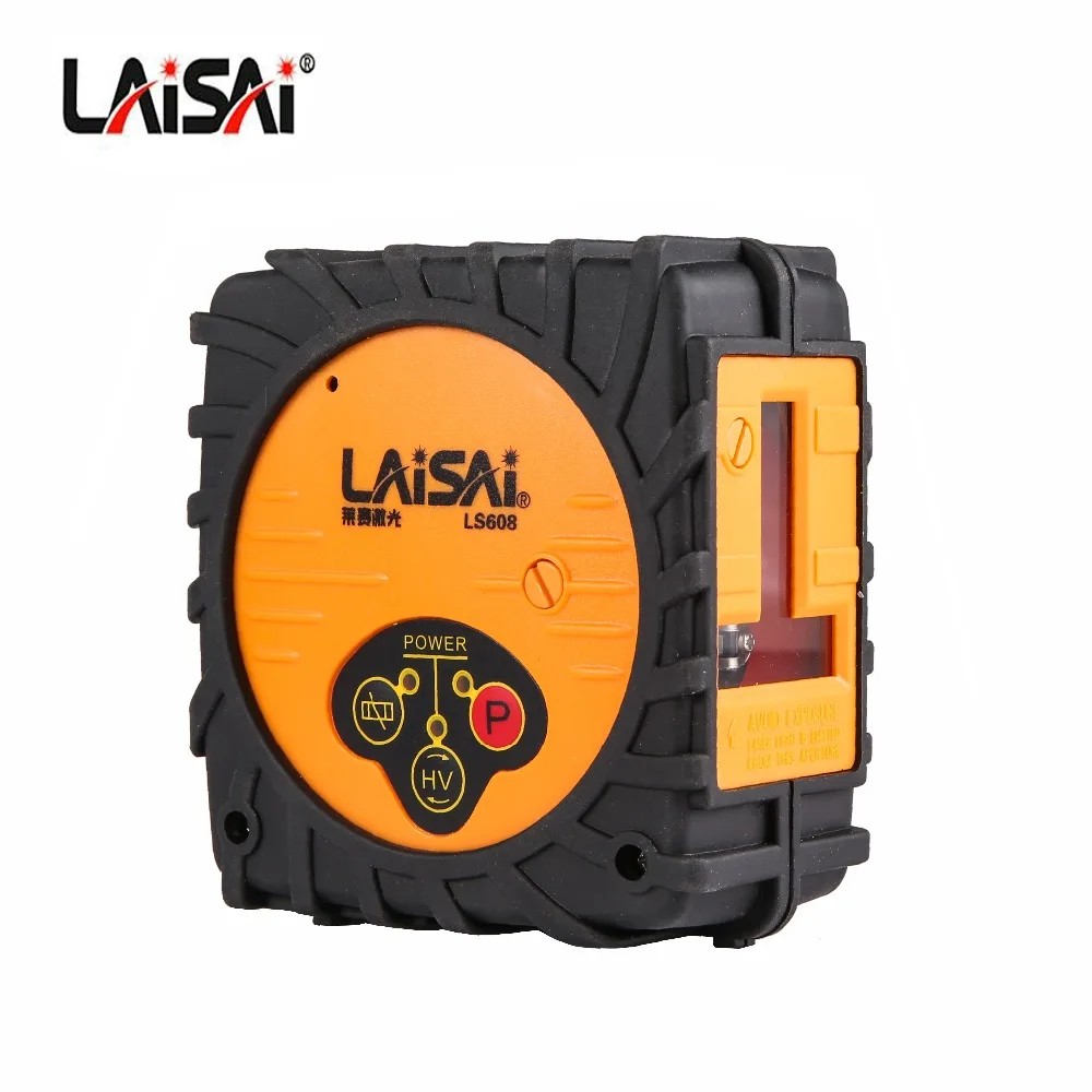 

LAISAI Brand 2 Lines LS608 Laser Level Self-Leveling Horizontal Vertical Cross LINE Super Powerful RED Laser Beam laser tripod