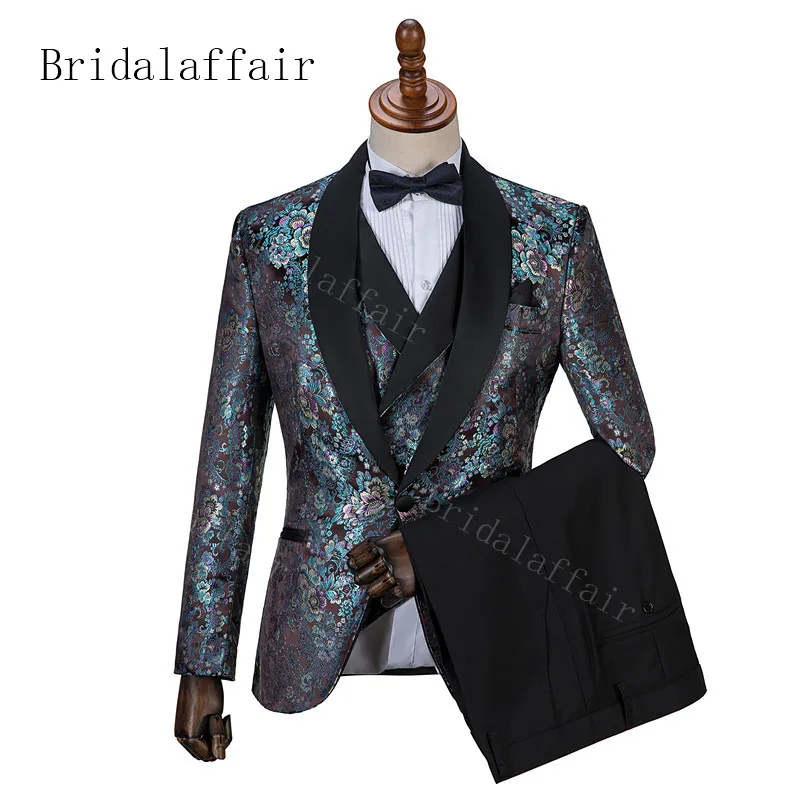 Bridalaffair высококачественные костюмы с вышивкой новинка 2019 года куртка брюки