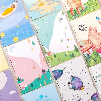 

A5 small fresh coil this creative Korean version of the rollover notebook student diary book this notebook