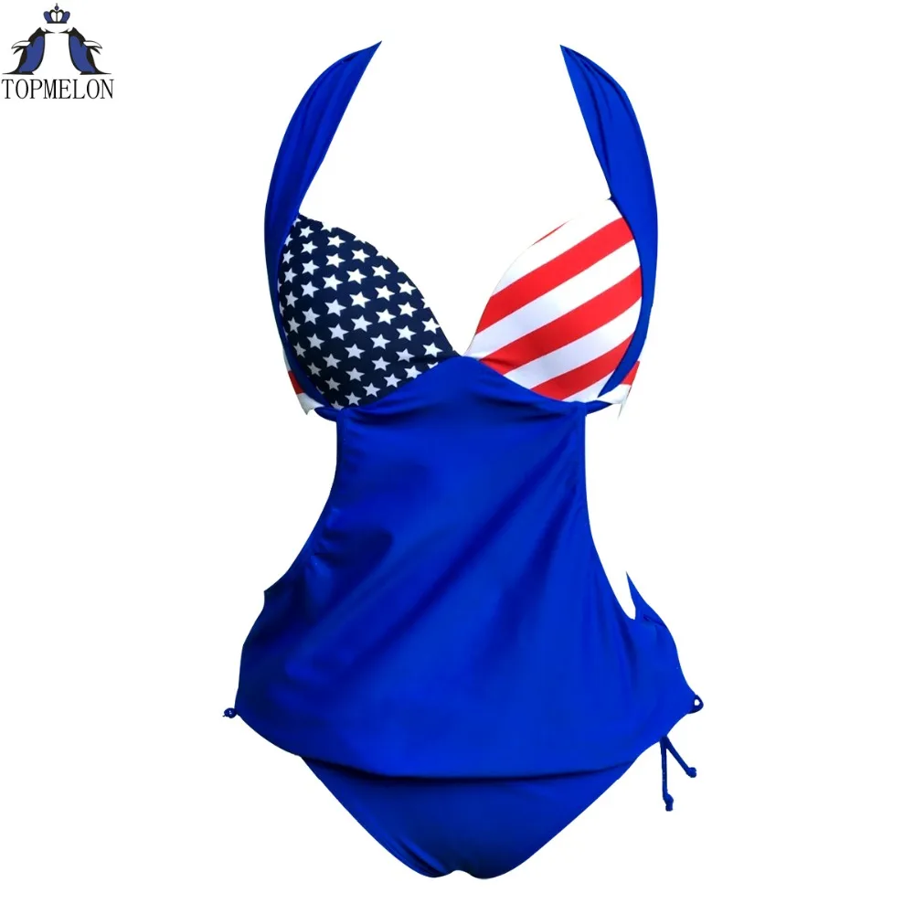 Halter Top Tankini Female swimwear Swimsuit bathing suit Tankini set