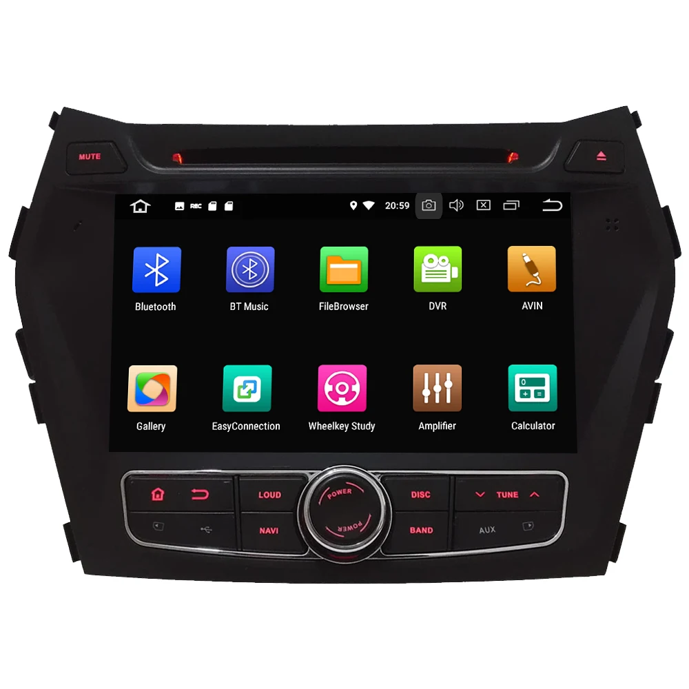 Cheap KLYDE 8" 4G WIFI Octa Core PX5 Android 8.0 4GB RAM 32GB ROM Car DVD Multimedia Player Stereo For Hyundai IX45 Santa FE 2013-2016 1