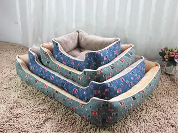 

large jeans fabric doggie matress , pet beds, cat sleeping house