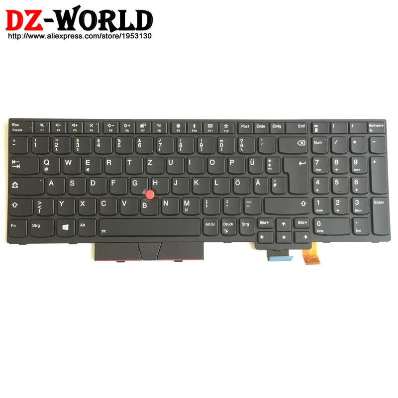 

New Original GR DE German Backlit Keyboard for Thinkpad T570 T580 P51S P52S Backlight Teclado 01ER594 01ER553 SN20M07946