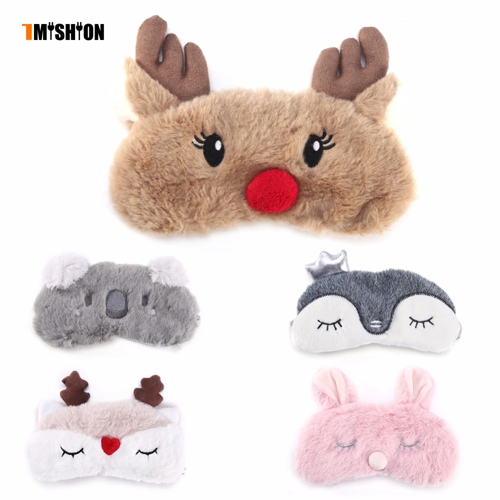 Buy Sleep Mask Cute Animal Eye Cover Mask Eyepatch