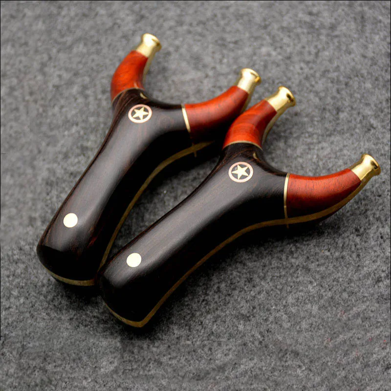 

Handmade Copper Slingshot Outdoor Hunting Shooting Catapult Sling Shot Fishing Rubber Band Bow Collection