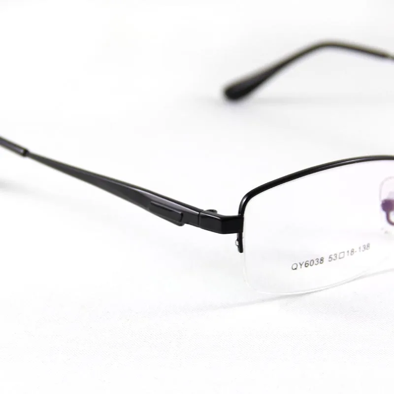 RUI HAO очки оправа для очков Мужская половина безободковая оправа классические прямоугольные оправы для оптических очков