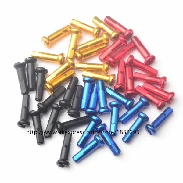 

WholeSale 100pcs/lot MTB Mountain cycling bicycle Bike spoke Screw bolt nuts nipples CU Steel Spokes 14G*2mm*16mm/Nipples