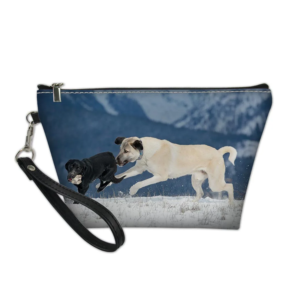 Us 7 2 40 Off Anatolian Shepherd Dog Lover Designer Cosmetic Bag Cases Makeup Functional Pen For Boys S Travel Pouch Organizer In