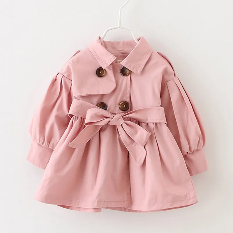 

New Baby Coat Fashion Girls Jacket Four Colors 0-2 Age Cappotto Bimbo Baby Clothes 7BBC012
