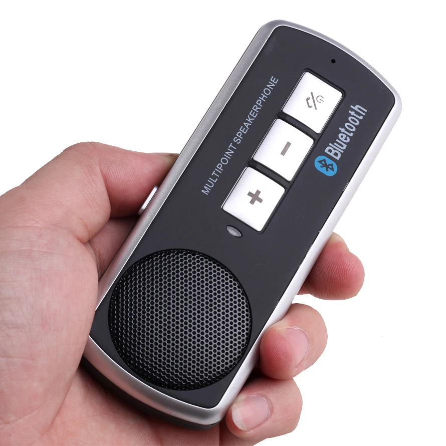 

Universal Portable Multipoint Slim Wireless Bluetooth Handsfree Car Kit Speaker Phone Sun Visor Clip