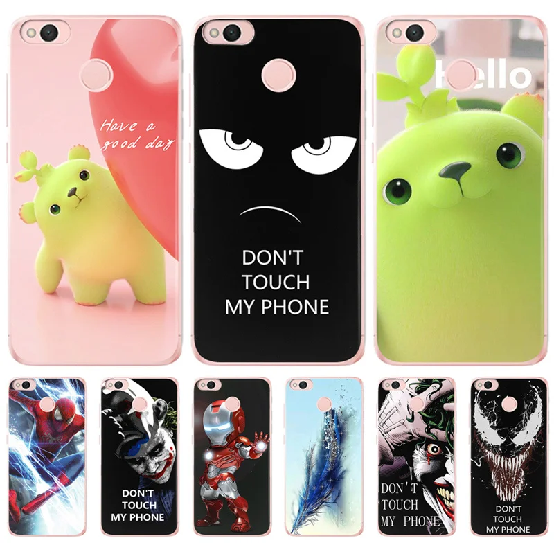 For Xiaomi Redmi 3S Pro 4X 4A 5A 5 Plus Note 3 4 6 6A Mi A1 5X A2 6X case cover Don't touch my phone Venom Joker |