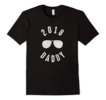 Mens 2018 Daddy T Shirt Pregnancy Announcement Baby Dad Tee 2018 Summer New Brand T Shirt