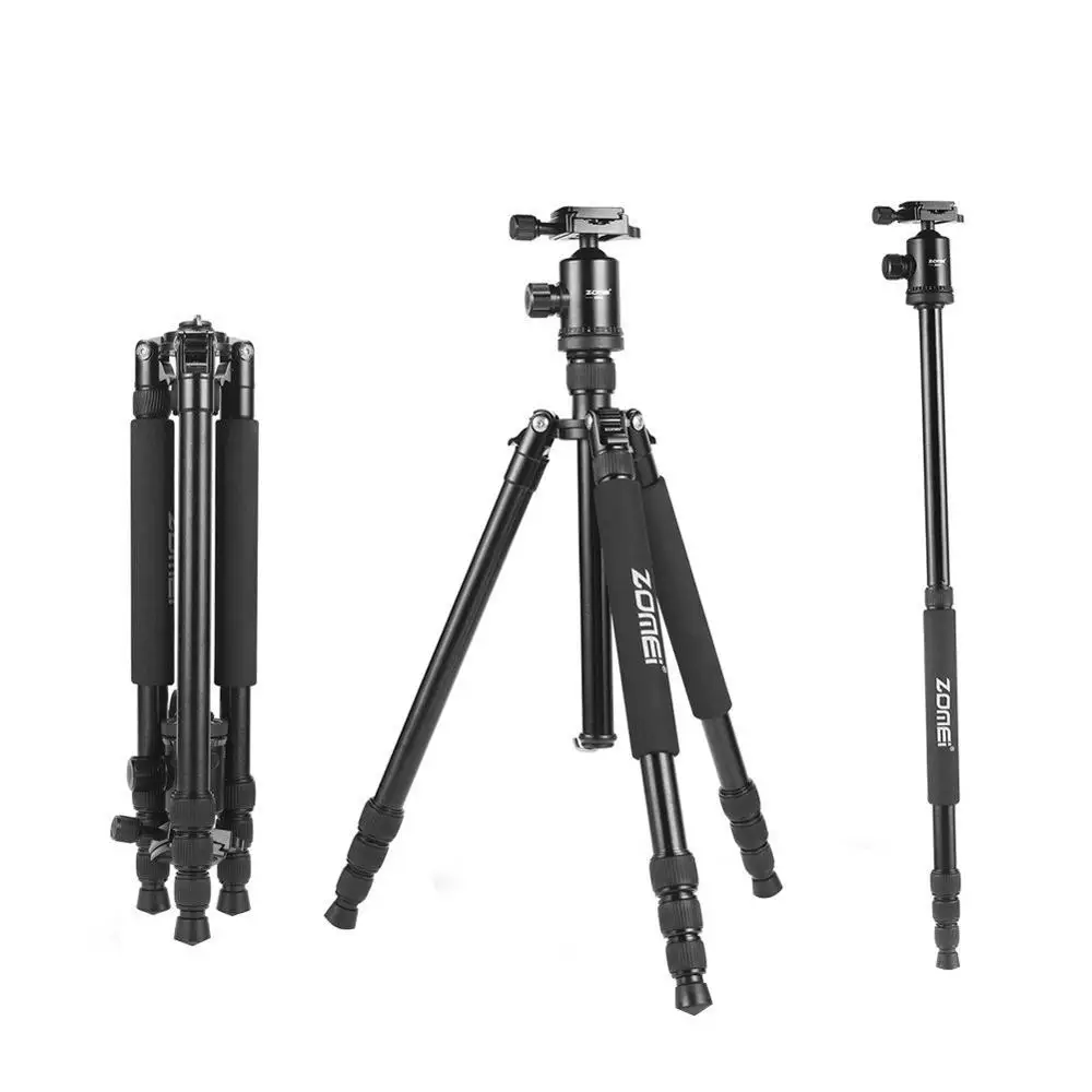 Tripod for Camera Heavy Duty Professional Portable Magnesium Aluminium Travel Tripod Stand Monopod for Digital SLR DSLR Camera Tripod