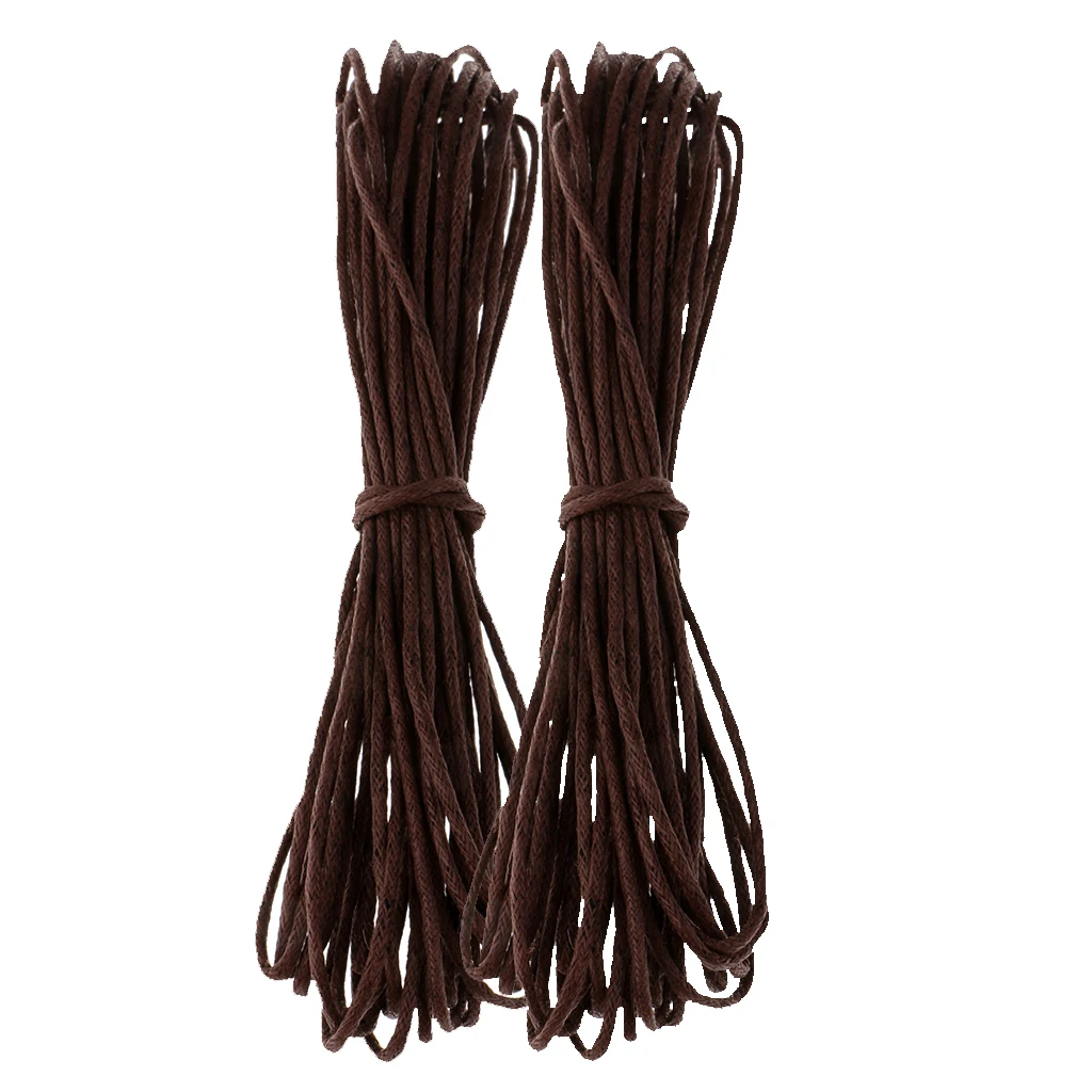 10yd 1.5mm Durable Handmade Leather String Jewelry Making Bracelet DIY Thread Cord for Necklace Bracelet Anklet Craft