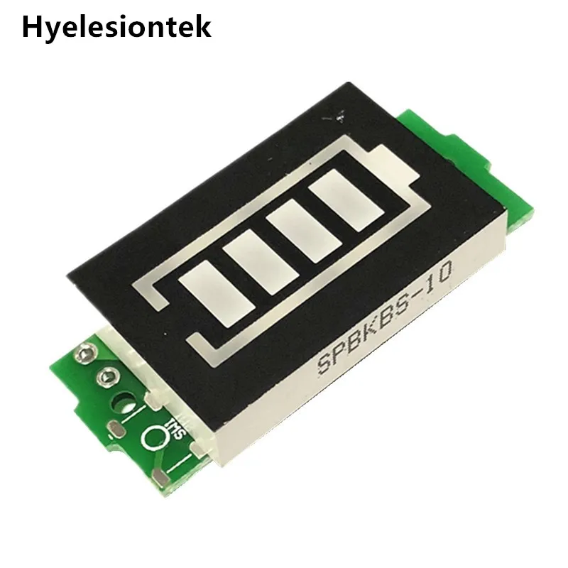 

6V 12V 24V 36V 48V Lead-acid Lithium Battery Capacity Indicator Module Blue Green Display Storage Lithium Power Level Meter
