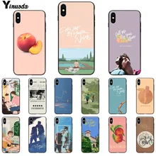 Yinuoda Call Me by Your Name Coque Shell Phone Case for iPhone 6S 6plus 7 7plus 8 8Plus X Xs MAX 5 5S XR Yinuoda Call Me by Your Name Coque Shell Phone Case for iPhone 6S 6plus 7 7plus 8 8Plus X Xs MAX 5 5S XR