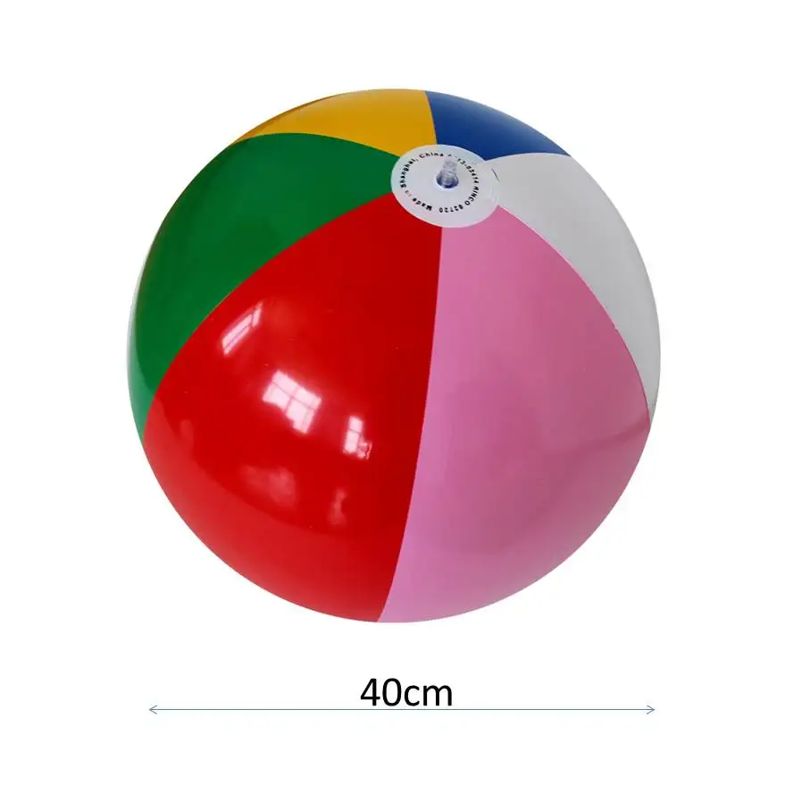 Супер большой 40 см надувной мяч для игры в воду пляжный водный бассейн игровой мяч детские развивающие мягкие Обучающие летние игрушки