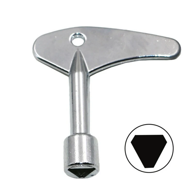 1pcs Switch Key Wrench With Accessories Universal Triangle Train Electrical Cupboard Box Elevator Cabinet Alloy | Инструменты