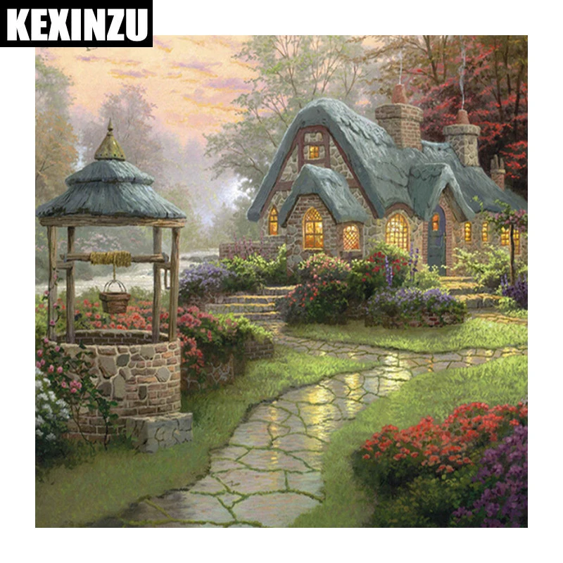 

diy diamond painting -manor- full square/round Diamond Embroidery Mosaic Cross Stitch Rhinestone Wedding decoration