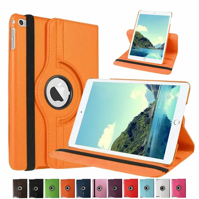 

360 Degree Rotating Stand Case For iPad mini 4 mini4 7.9 Inch Tablet PU Leather Smart Cover for iPad A1538 A1550 Fundas Capa