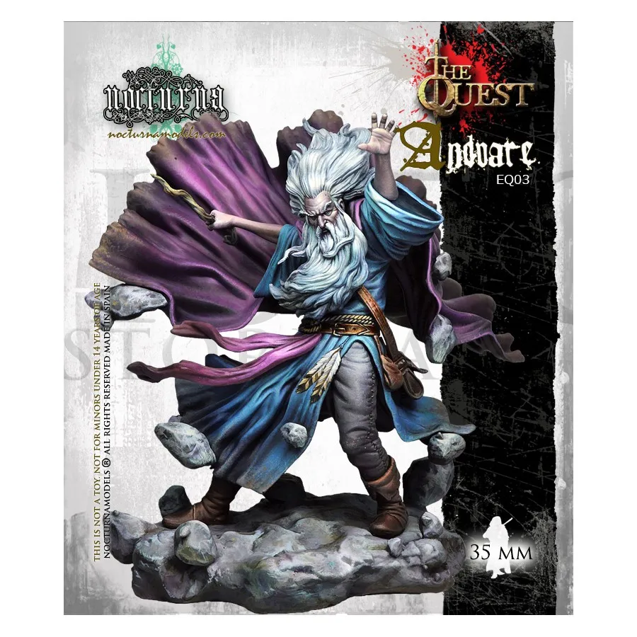 [Loong Way Miniatures] Nocturna модели ANDVARE 35 мм/75 мм миниатюрная смола|Аксессуары для