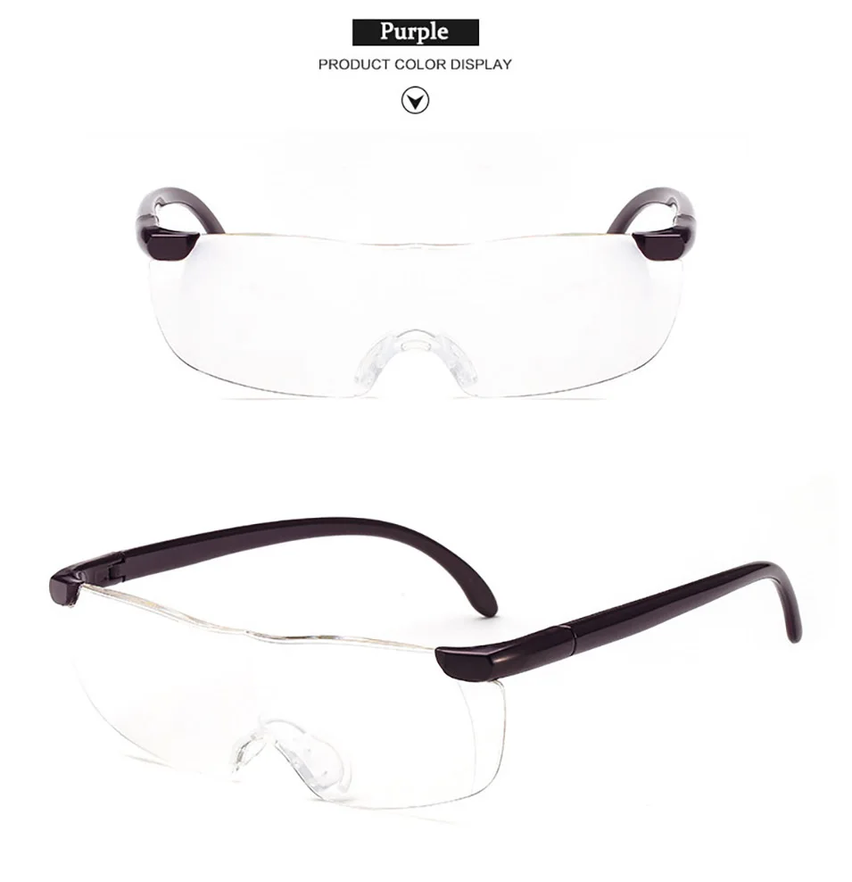 Big Vision 250 Degree Presbyopic Glasses Magnifier Eyewear 9