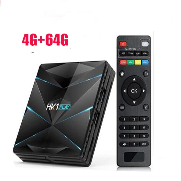 10 шт./лот HK1 играть ТВ Box Android 9,0 Amlogic S905 X2 2/4GB DDR3 16/32/64GB Max USB3.0 Wi-Fi Поддержка 4K H.265 Media Player