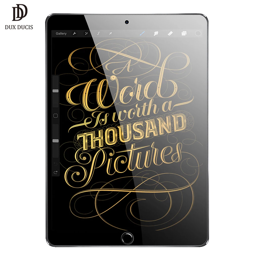 DUX DUCIS закаленное стекло для iPad 9 7 2018 9H твердость прозрачная защитная пленка