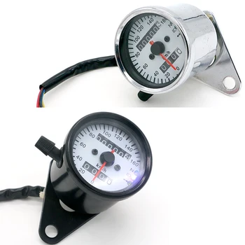 

Motorcycle Universal Speedometer Odometer Tachometer with N Gear Light Motorbike Refit Meter 160km/h Scooter Motor Instruments