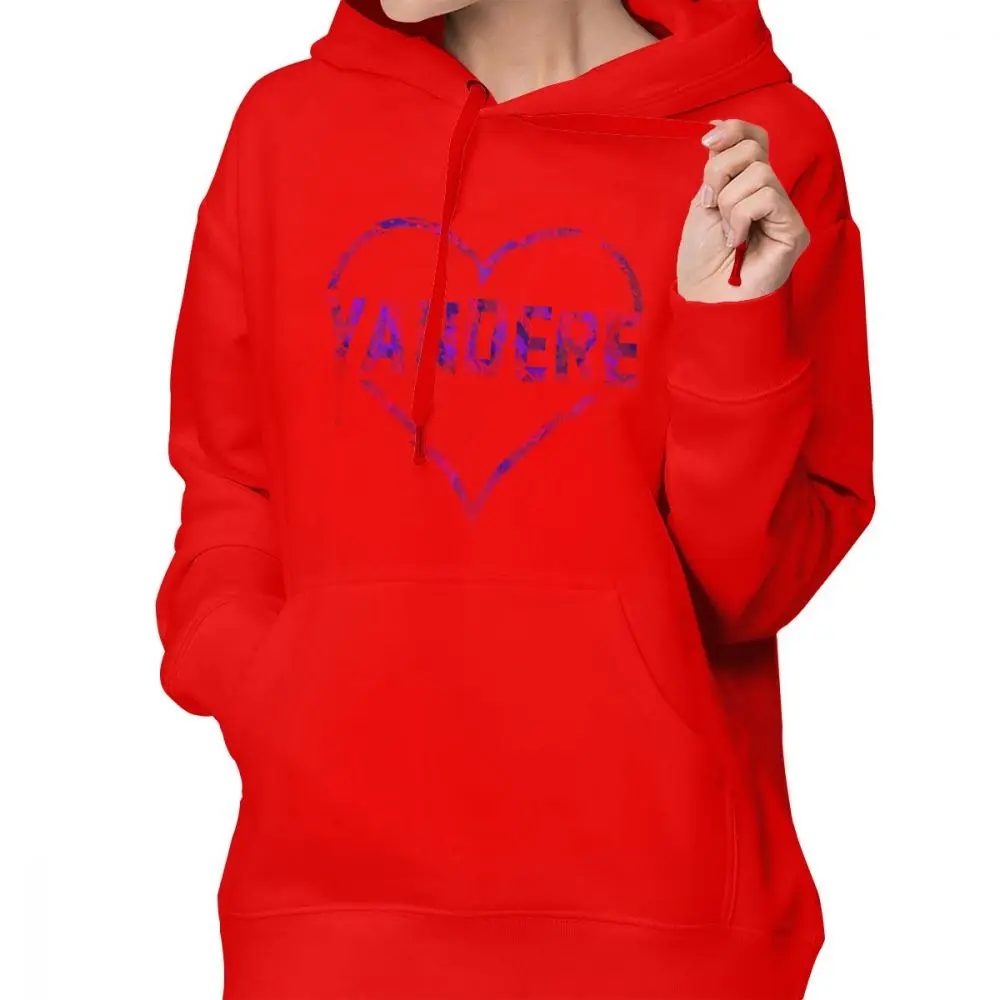 "Notice Me senpai" худи Yandere толстовки XXL Kawaii толстовки женская уличная одежда темно-синий хлопок пуловер с длинным рукавом Толстовка - Цвет: Красный