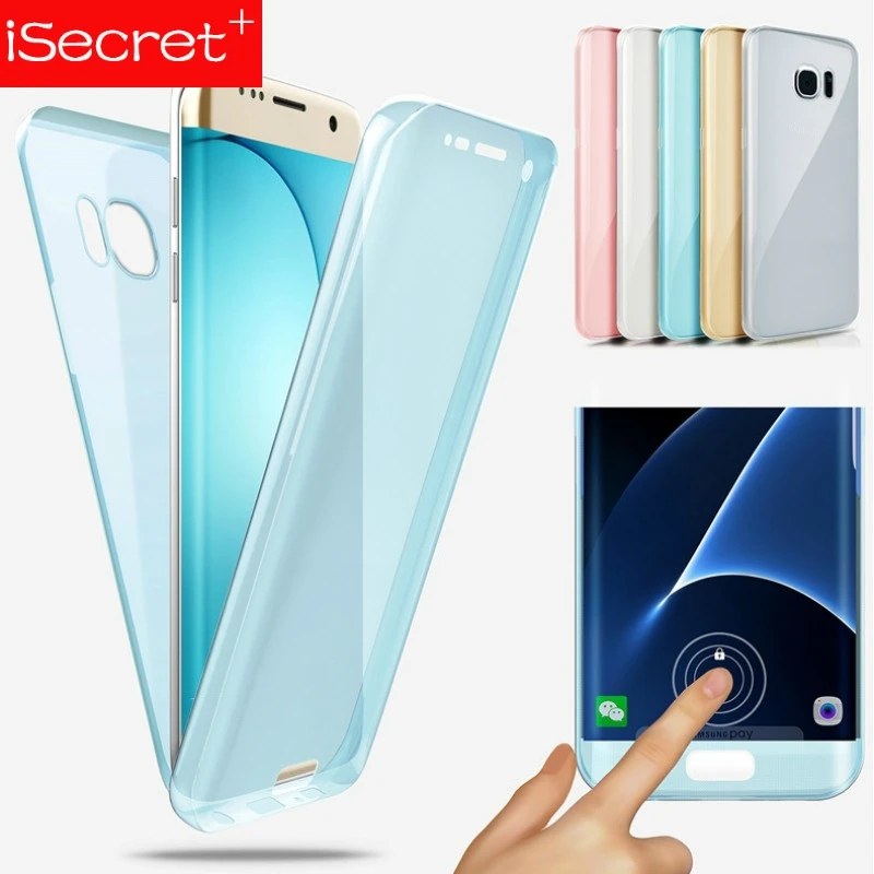 Чехол с полным покрытием 360 градусов для Samsung Galaxy S9 S8 A6 A8 Plus 2018 S5 S6 S7 Edge A3 A5 A7 2016 J3 J5 Pro