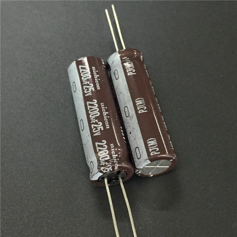 5 шт./50 шт. 2200 мкФ 25В NICHICON PJ серия 12 5x40 мм 25V2200uF низкое сопротивление долговечный