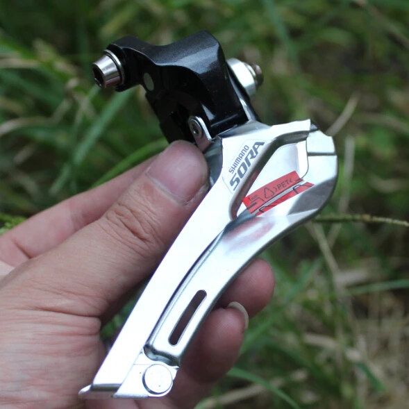 adjusting shimano sora front derailleur