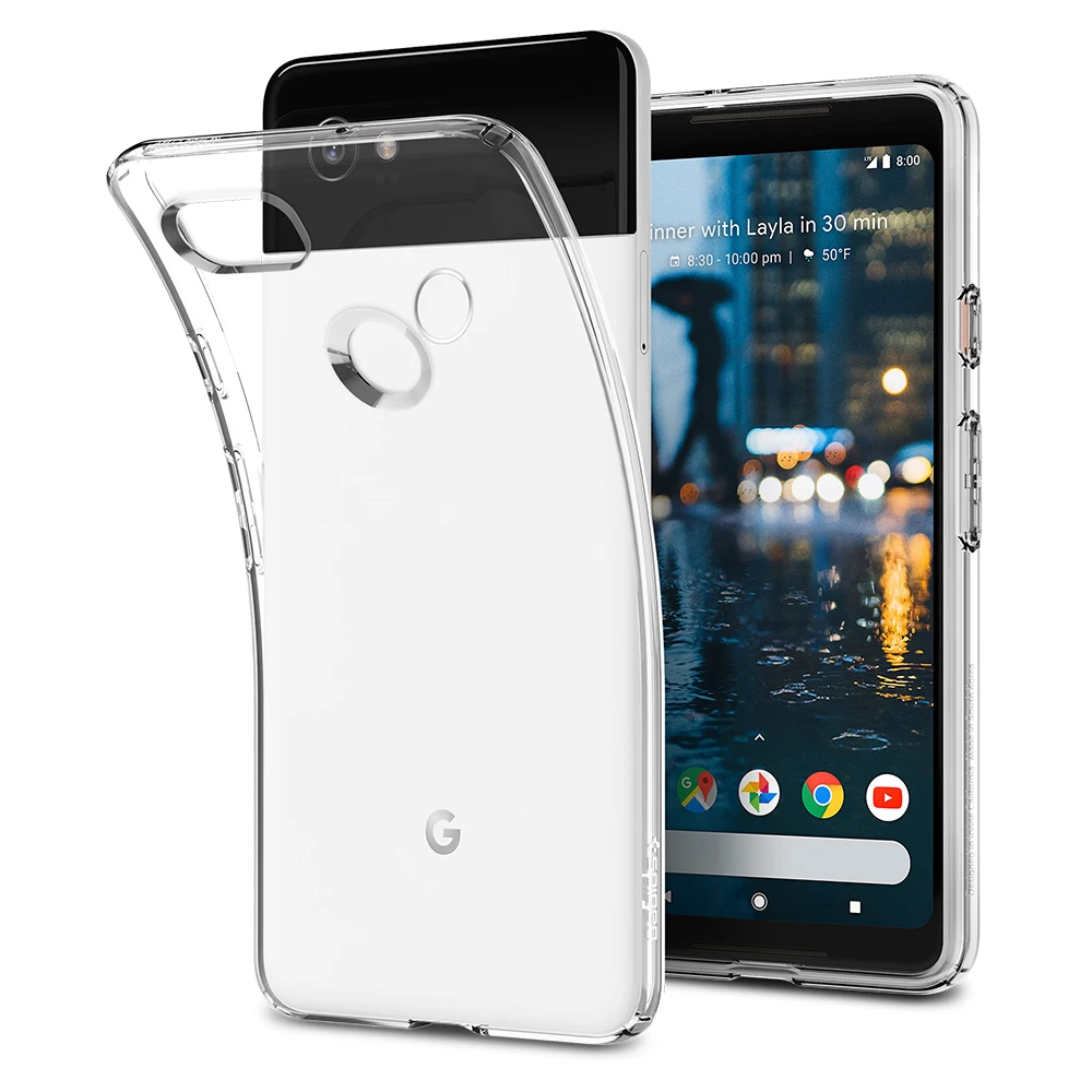 SPIGEN Google Pixel 2 XL жидкокристаллический чехол кристально чистый F17CS22280