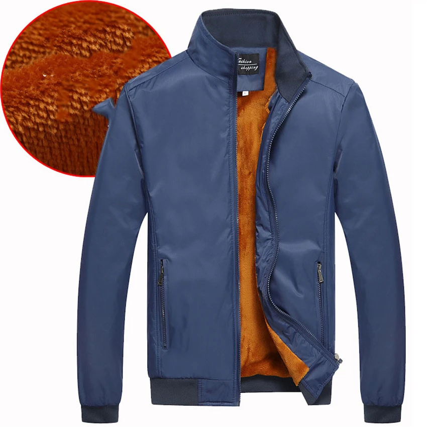 2018 autumn new men's clothing middle and old aged plus velvet cotton