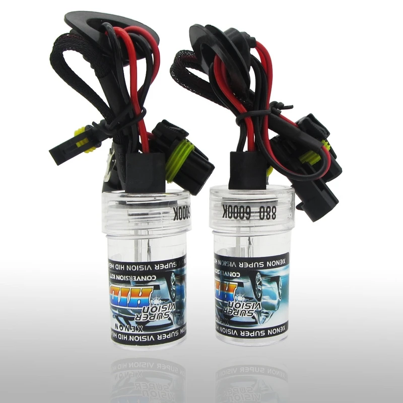 

2Pcs 55W HID Car Led Headlight Bulb 880 881 H27 3200LM Lumen IP65 Waterproof 3000k To 12000k Color Temperature Auto Lights Bulbs