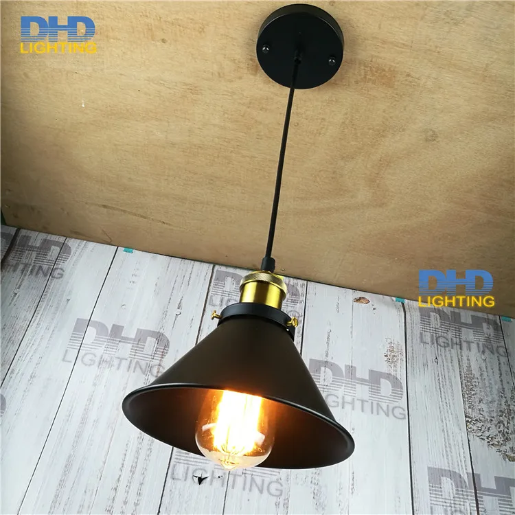 Small Modern Nordic Retro Edison Bulb Light iron Vintage Loft Antique Adjustable DIY E27 Art small Pendant Lamp Home Lighting