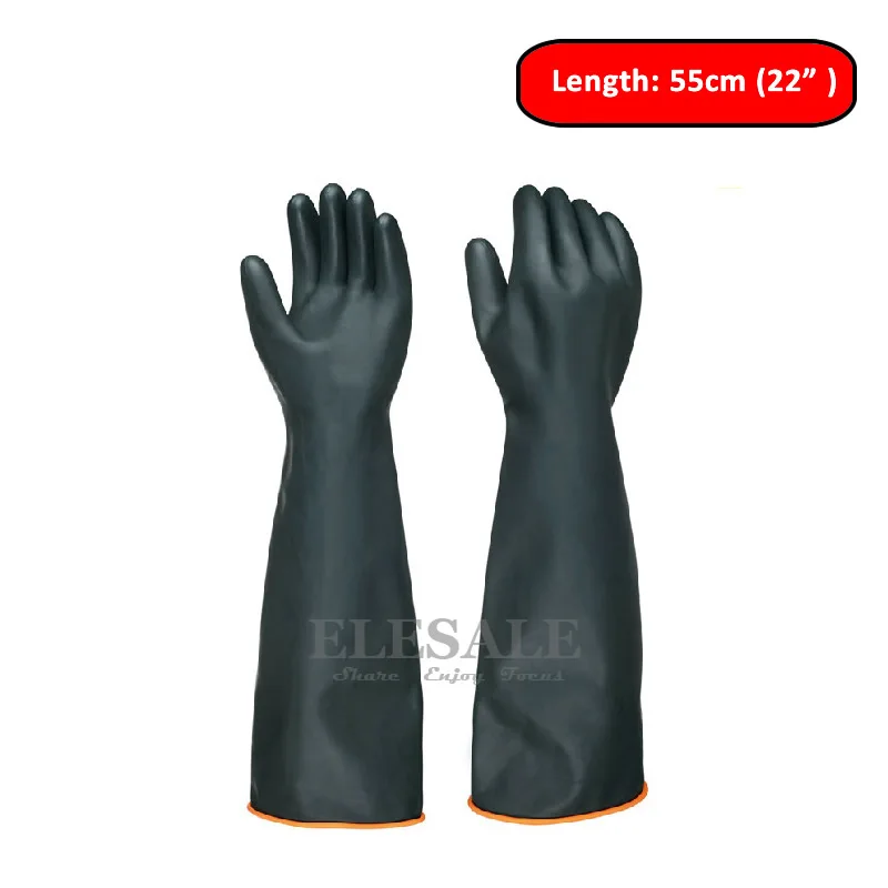 1 пара перчатки из латекса 14 22 дюйма|industrial work gloves|chemical resistant gloveswork gloves |