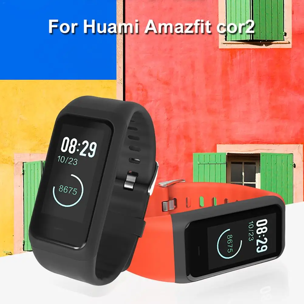 Сменный силиконовый ремешок для часов для Huami Amazfit Cor 2 Аксессуары для смарт-браслета наручный ремешок 4 цвета