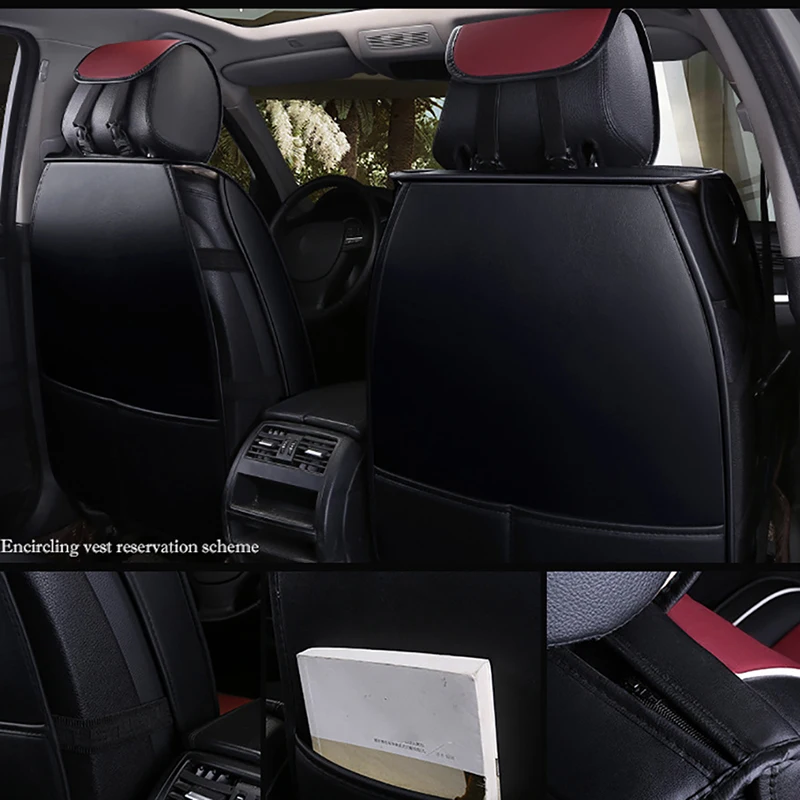 Универсальные кожаные автомобильные чехлы kalaisike для Renault все модели laguna kadjar duster