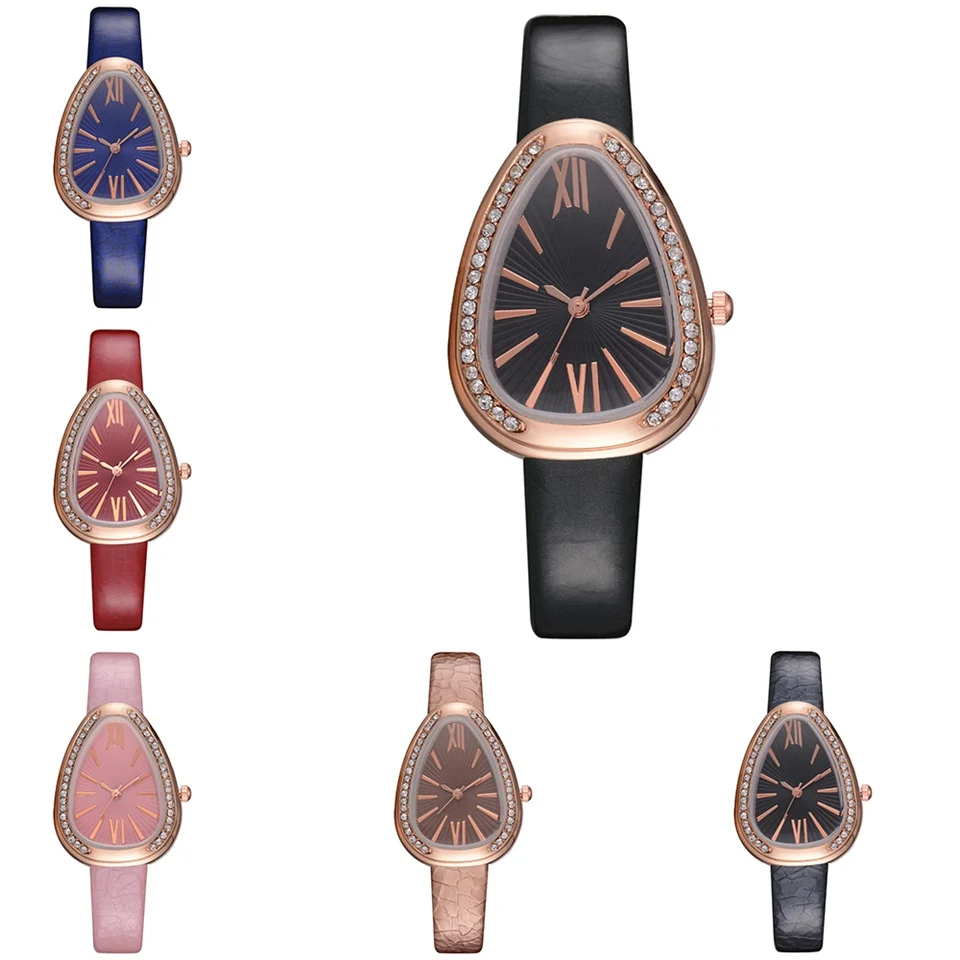 Роскошные женские часы в форме змеи, женские ретро римские Кварцевые часы с кристаллами, женская одежда, Часы Relogio Feminino