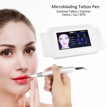 

4 Types Eyebrow Lip Liner Rotary Tattoo Pen Machine V8 Microblading Tattoo Pen Kit Digital Permanent Make Up Tattoo Device Set