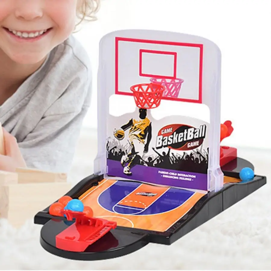 Мини-баскетбольная машина для стрельбы из двух детей Hoodle Toy родитель-ребенок интерактивная игра игрушка для детского подарка