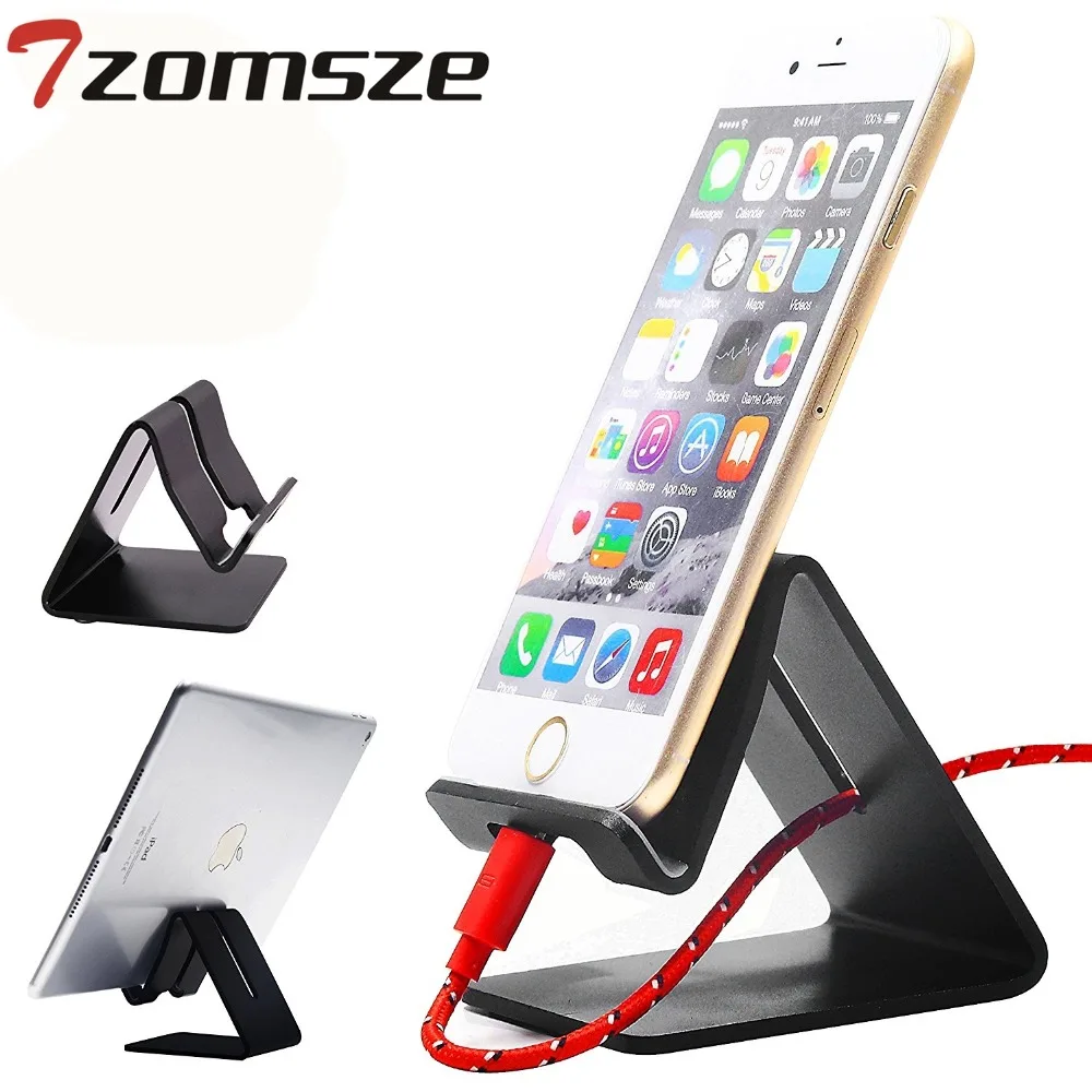 

Desktop Cell Phone Tablet Stand For iPhone X 7 8 6 Plus For iPad 2 3 4 Air Mini holder For Samsung S8 S9 Plus Charger Stand Dock