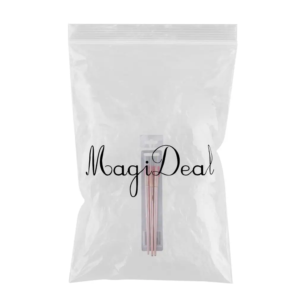 3pcs Nail Art Liner Brush Pen UV Gel Painting Nail Pen Nails Design Decoration Pen Brush Painting Drawing Tool 11, 15, 20mm