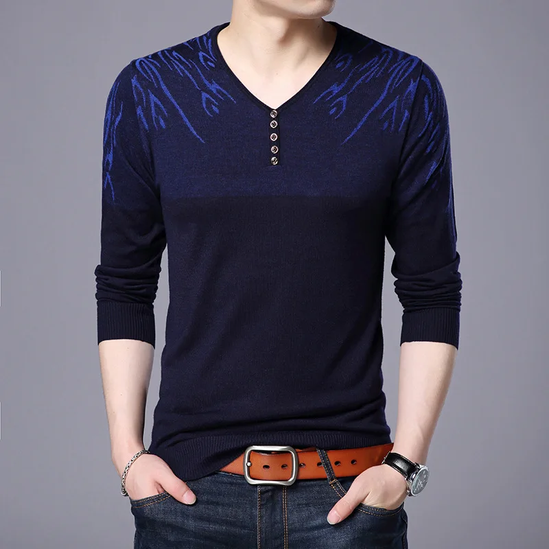 New arrival 2017 Autumn font b Men b font Casual long sleeve T shirt font b